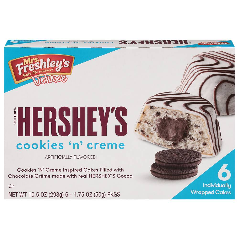 Hershey's Cookies & Creme Wrapped Cakes (10.5 oz)