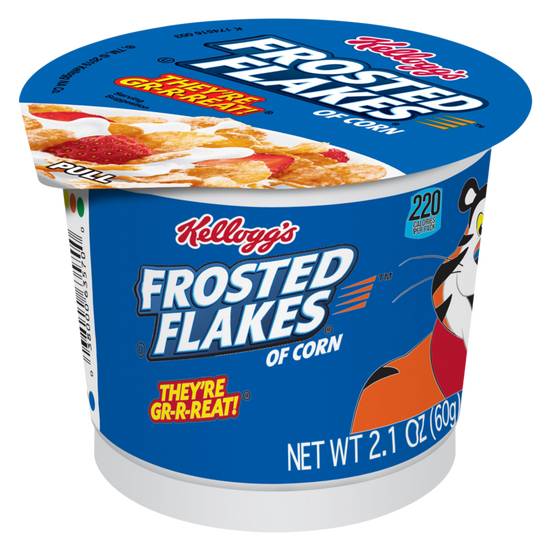 Order Kellogg's Frosted Flakes Breakfast Cereal in a Cup 2.1oz food online from Everyday Needs by Gopuff store, Tampa on bringmethat.com