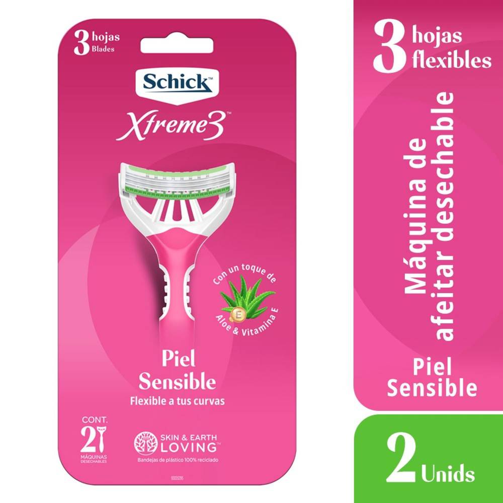 Schick · Xtreme3 rastrillo desechable piel delicada (40 g)