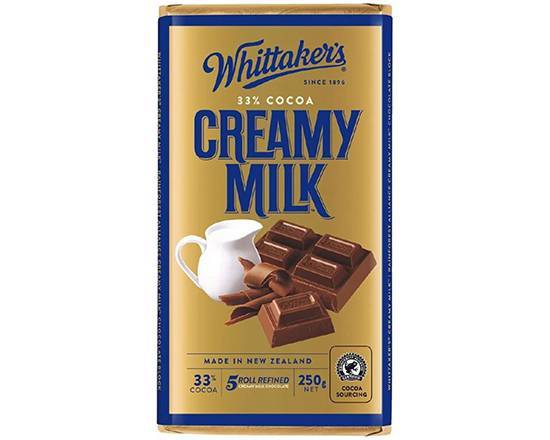 Whittakers Creamy Milk Block 250g