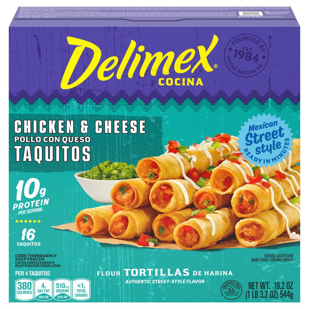 Delimex Chicken & Cheese Taquitos (19.2 oz)