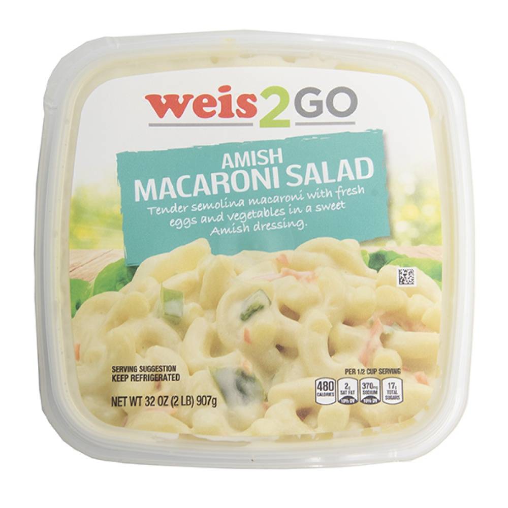 Weis2Go Deli Salad Amish Macaroni