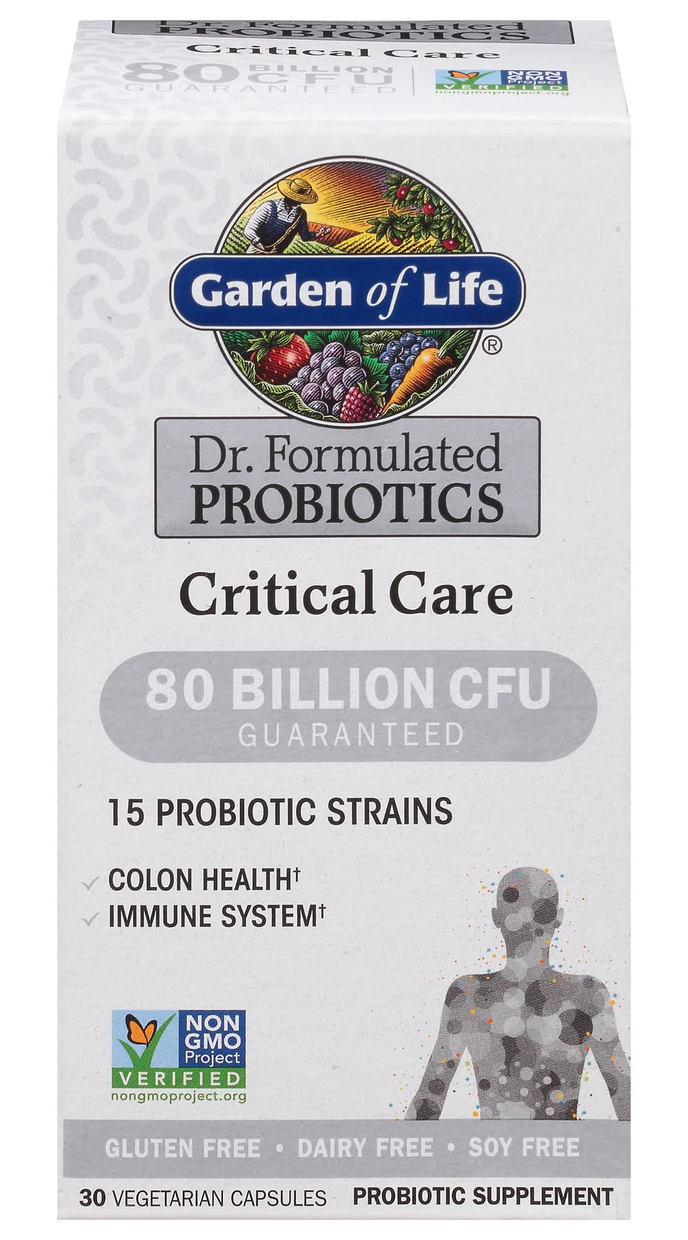 Garden of Life Critical Care 80 Billion Cfu Probiotics (4.8 oz)