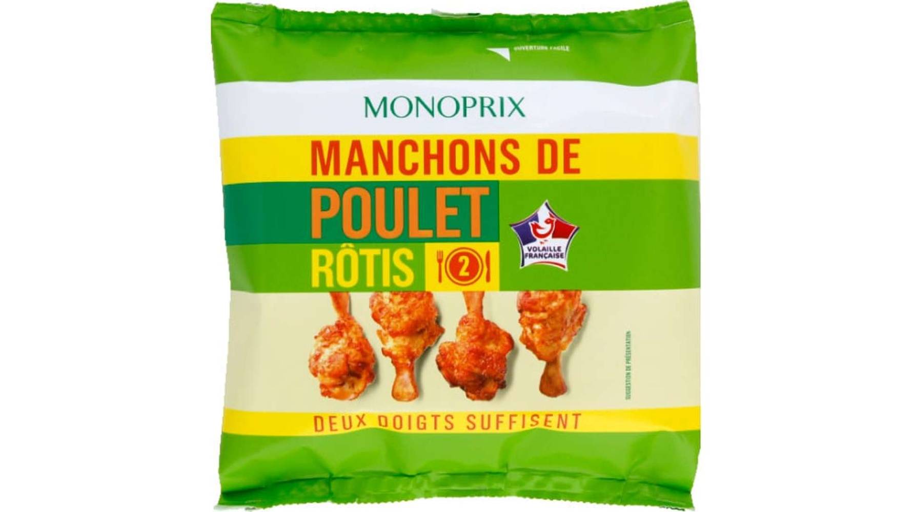 Monoprix - Manchons de poulet nature (250g)