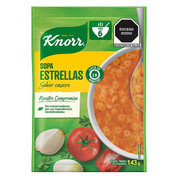 Knorr · Sopa estrellas (143 g)