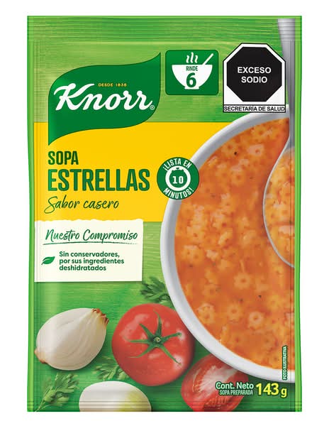 Knorr · Sopa estrellas (143 g)