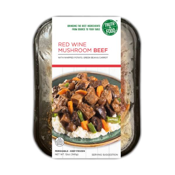 Truth In Food Red Wine Mushroom Beef