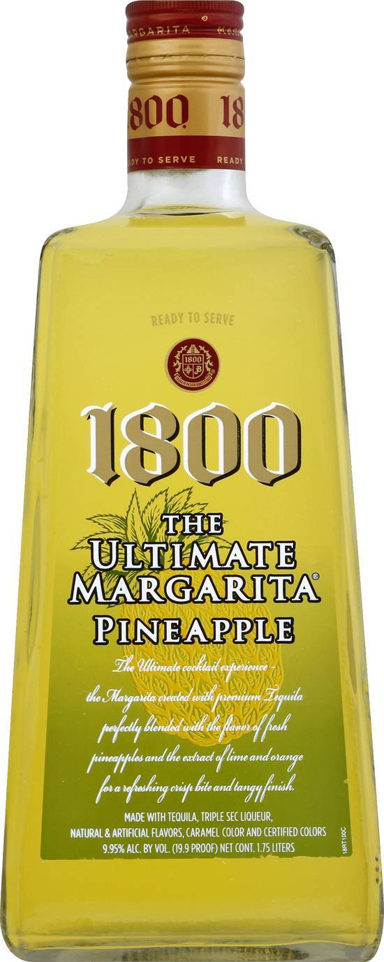 1800 The Ultimate Margarita Pineapple Liquor (1.75 L)