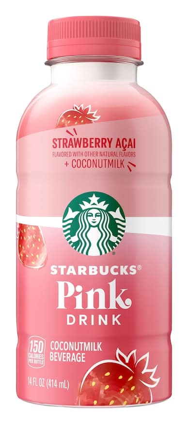 Starbucks Pink Drink, Strawberry Acai-Coconutmilk (14 fl oz)