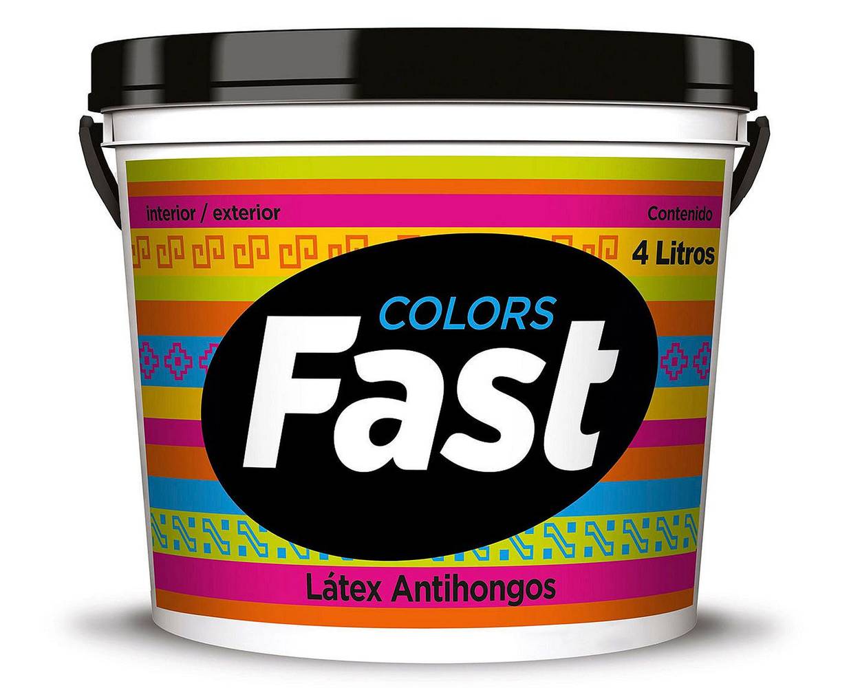 Tricolor pintura látex antihongos color blanco (4 l)