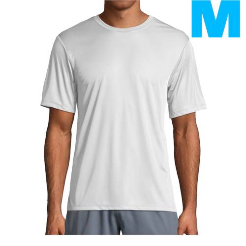 Hanes Men's Cool Dri Tagless T-Shirt White (Size M)