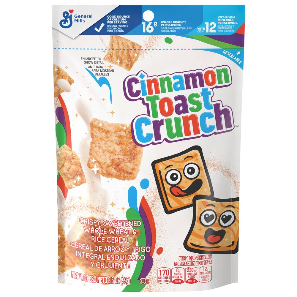 Cinnamon Toast Crunch Whole Wheat & Rice Cereal (3.5 oz)