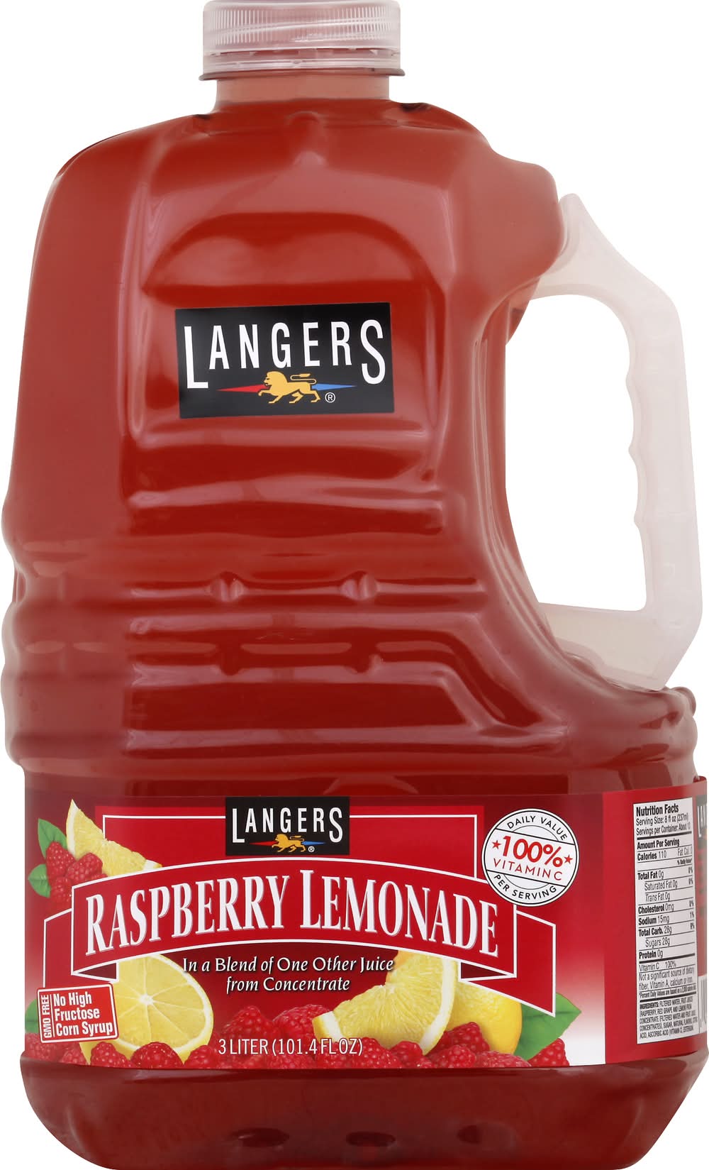 Langers Raspberry Lemonade Juice (106 oz)