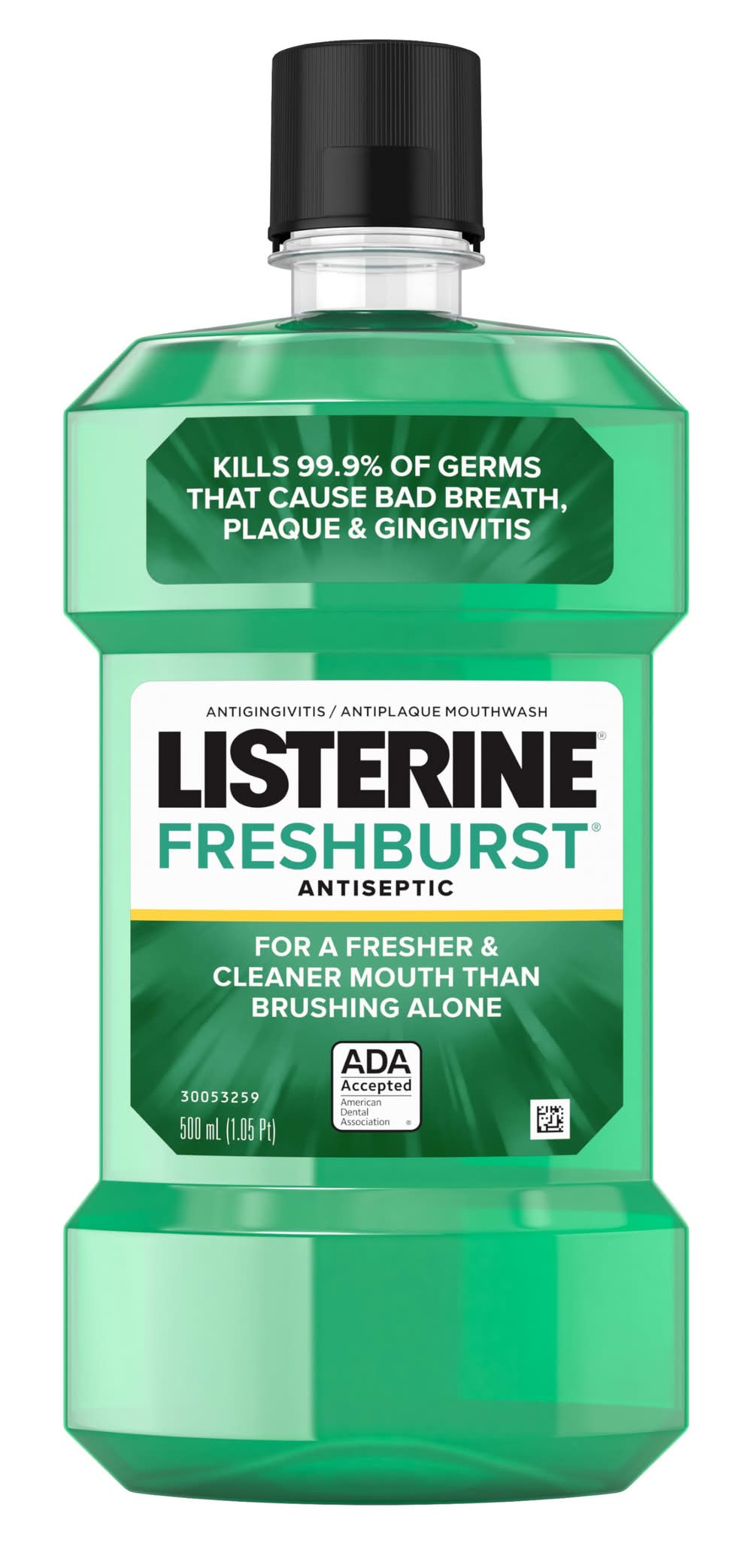 Listerine Antiseptic Mint Mouthwash (500 ml)