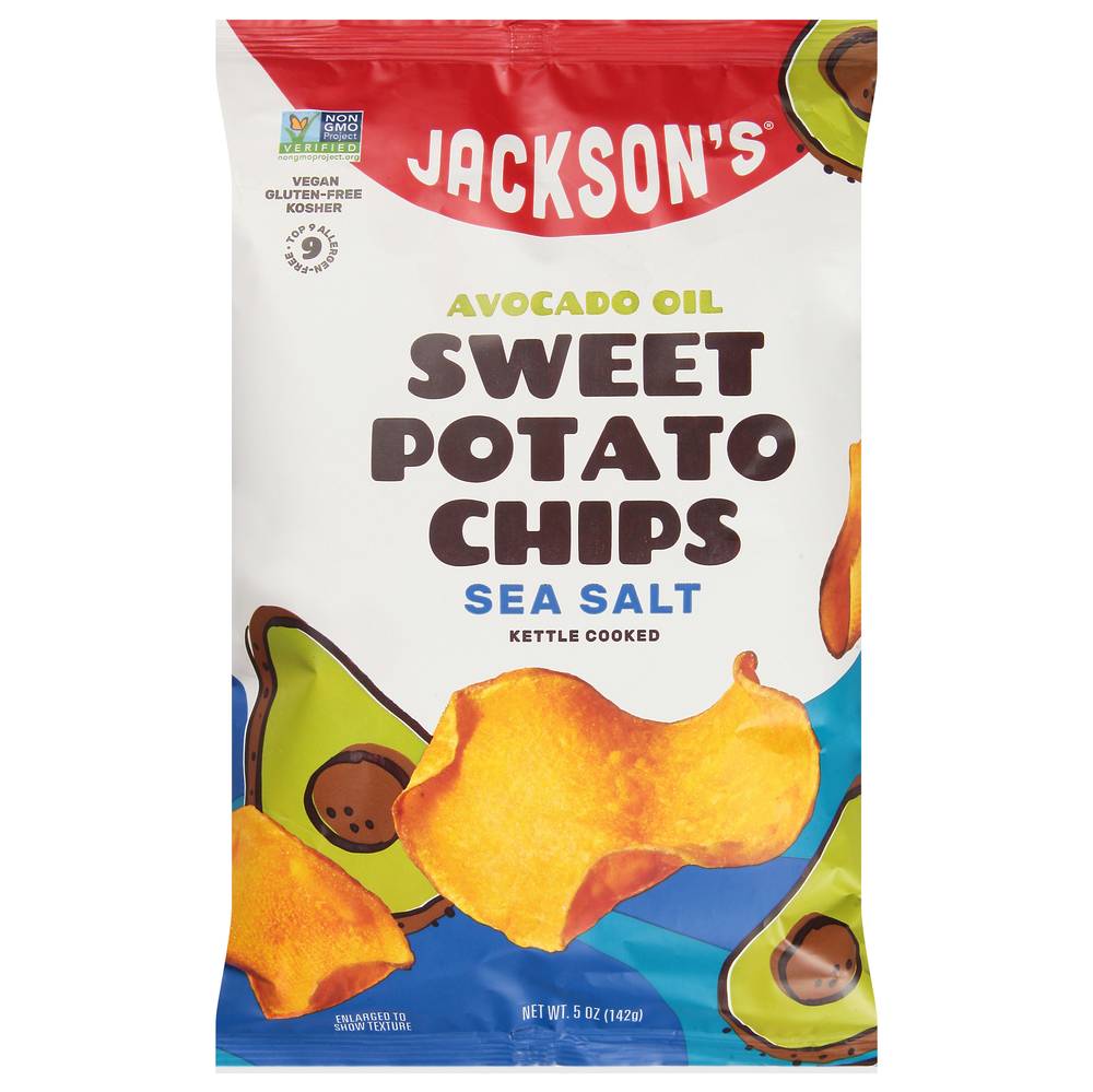 Jackson's Sweet Potato Chips in Avocado Oil, Sea Salt (5 oz)