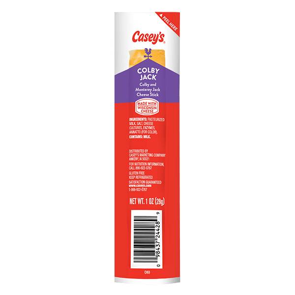 Casey's Colby Jack Cheese Stick 1oz