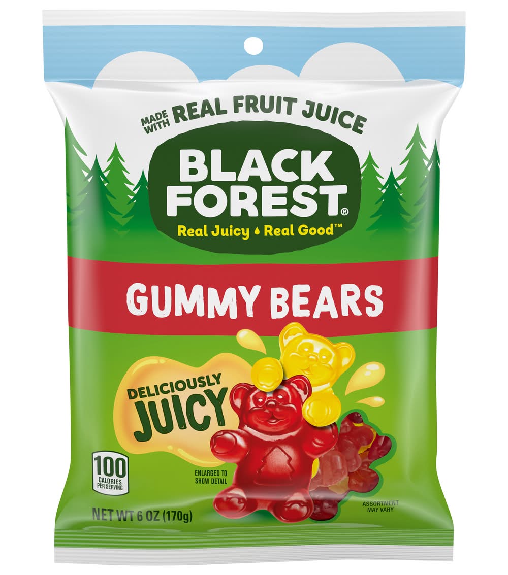 Black Forest Real Juicy Gummy Bears (6 oz)
