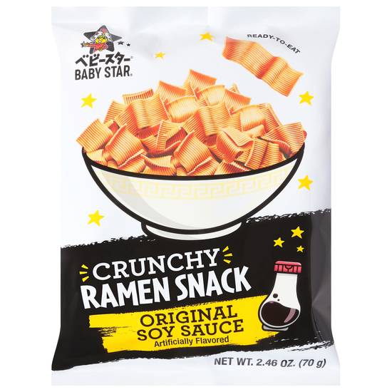 Baby Star Ramen Snack (original soy sauce & crunchy)