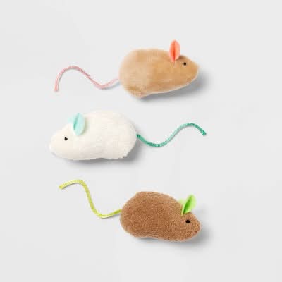Boots & Barkley Mouse Cat Toy Set (3 ct)