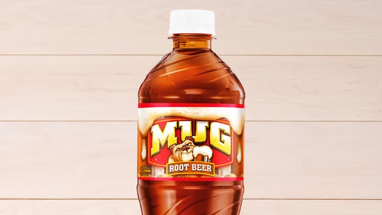 20oz bottle Mug® Root Beer