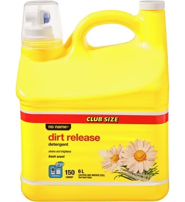 No Name Détergent Déloge Saleté Parfum Frais, Format Club / Fresh Scent Dirt Release Detergent Club Size 6.0 L