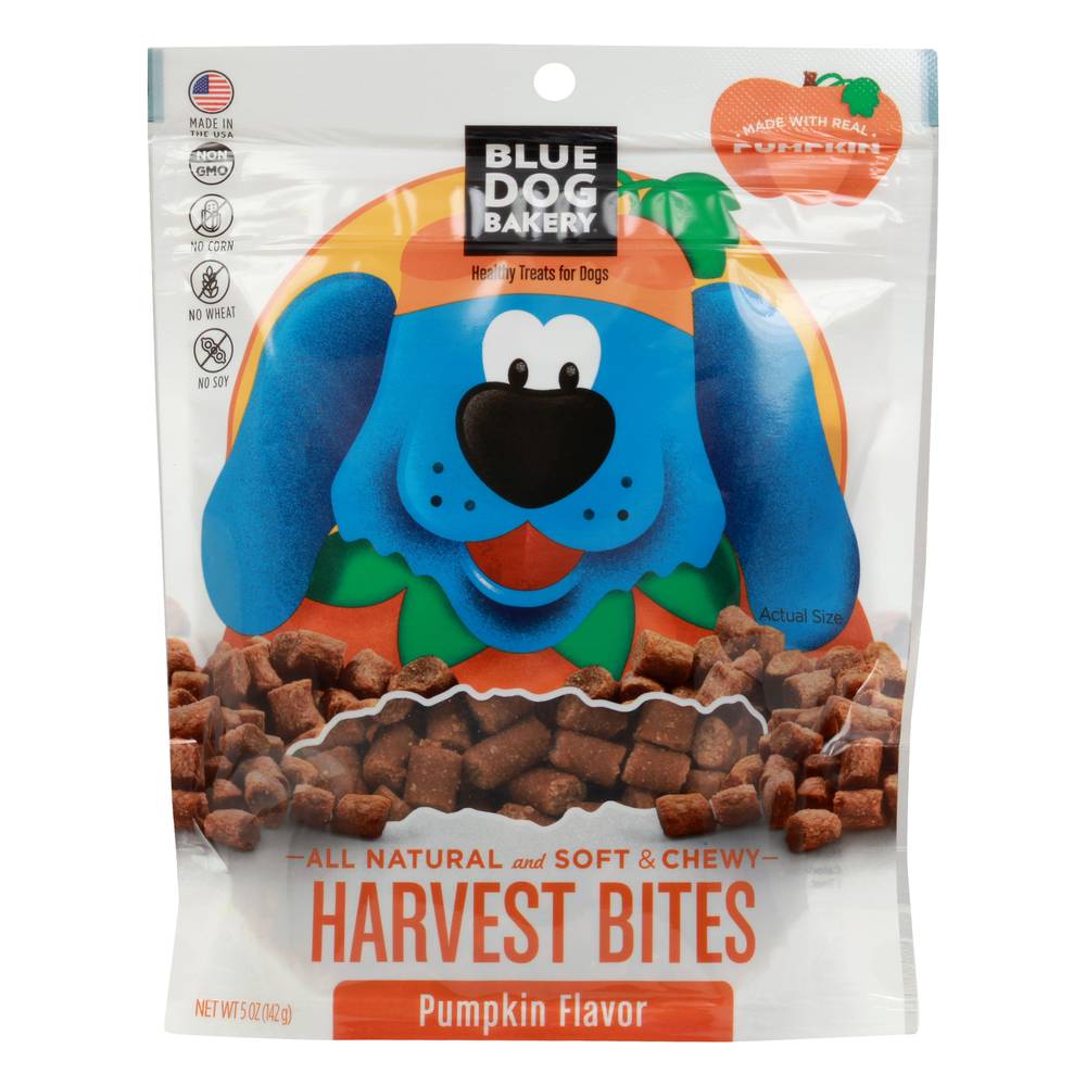 Blue Dog Bakery Harvest Bites Pumpkin Flavor Dog Treats (5 oz)