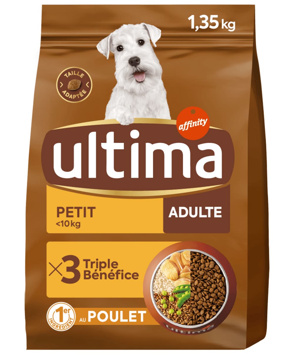 Ultima - Nourriture sèche pour chien au poulet, Adult (1,35kg)