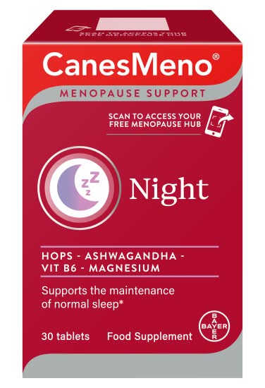CanesMeno Menopause Support Night Food Supplement (30 pack)