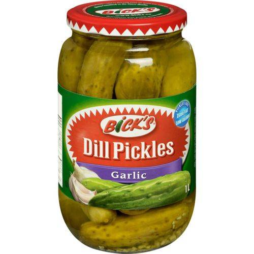 Bick's cornichons à l'ail et à l'aneth (1°l) - garlic dill pickles (1 l)