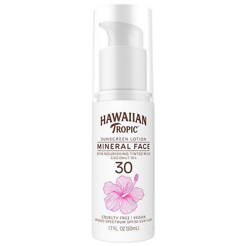Hawaiian Tropic Mineral Face Skin Nourishing Tinted Milk, SPF 30 - 1.7 fl oz