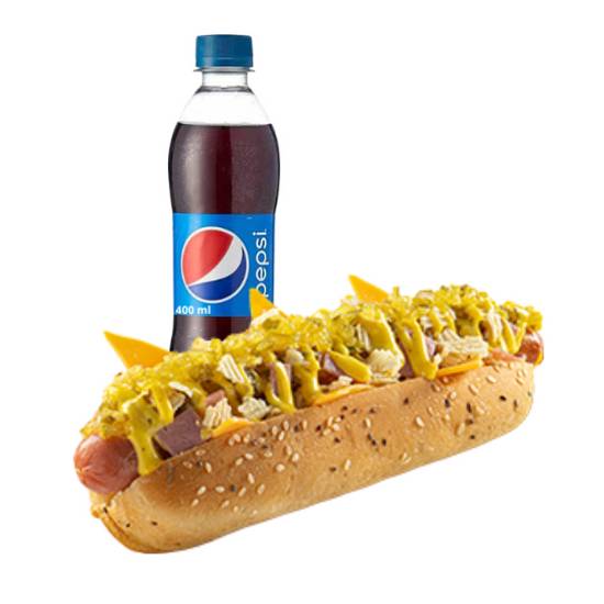Combo Hot dog Fest Americano + Pepsi