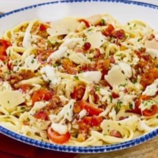 New! Crab Carbonara