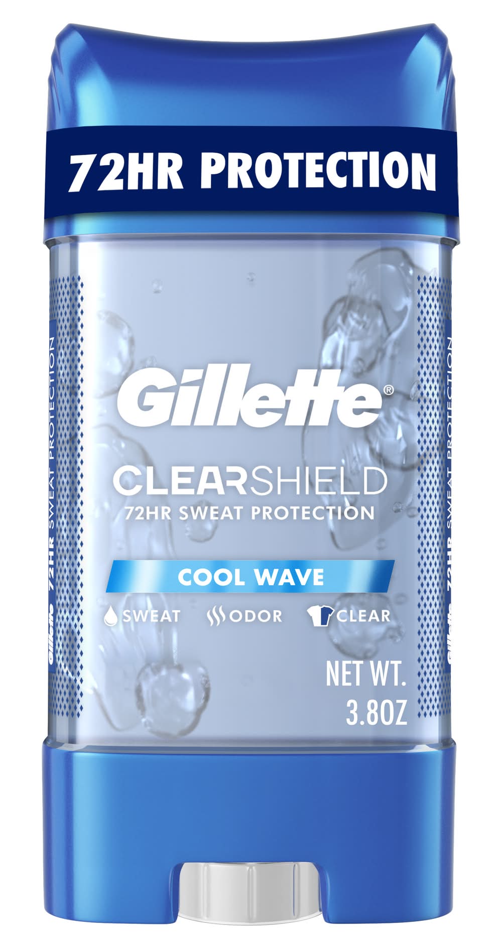 Gillette Clear Shield Antiperspirant & Deodorant Gel, Cool Wave (3.8 oz)