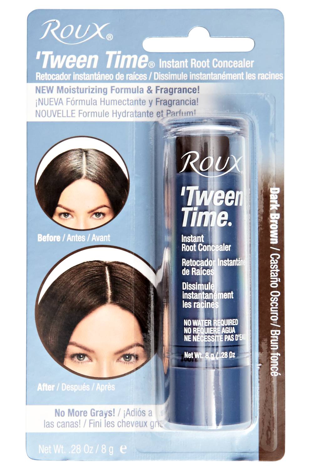 Roux Tween Time Instant Root Concealer Dark Brown (0.28 oz)