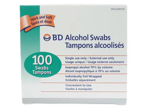 Bd Alcohol Swabs (100 units)