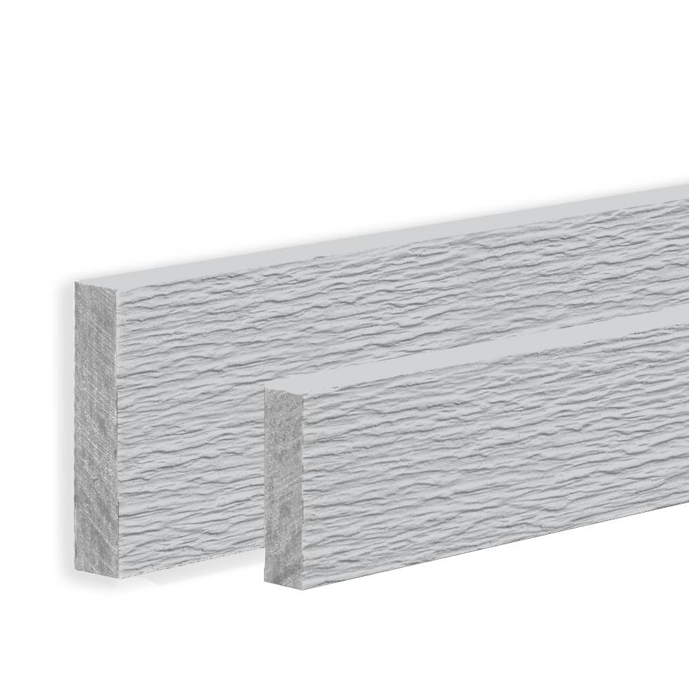 James Hardie Primed HZ Fiber Cement Trim Woodgrain 1-in x 3.5-in x 144-in | 616640