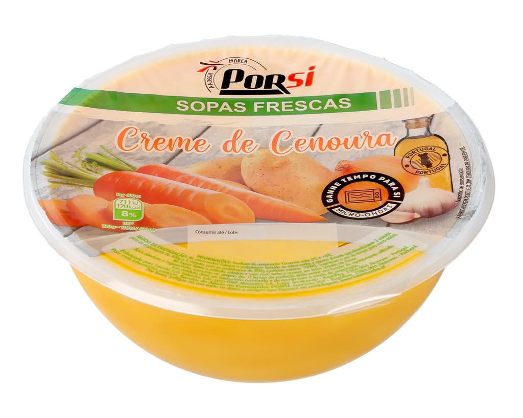 PorSi - Creme de Cenoura, 400g