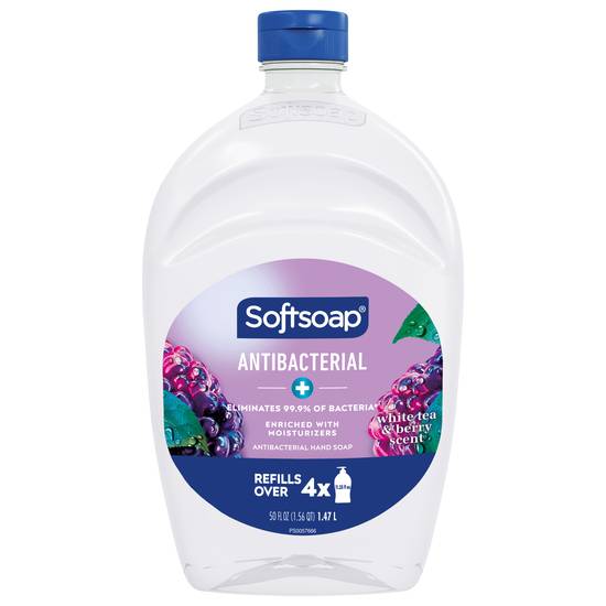 Softsoap Antibacterial Hand Soap White Tea & Berry Fusion (50 fl oz)