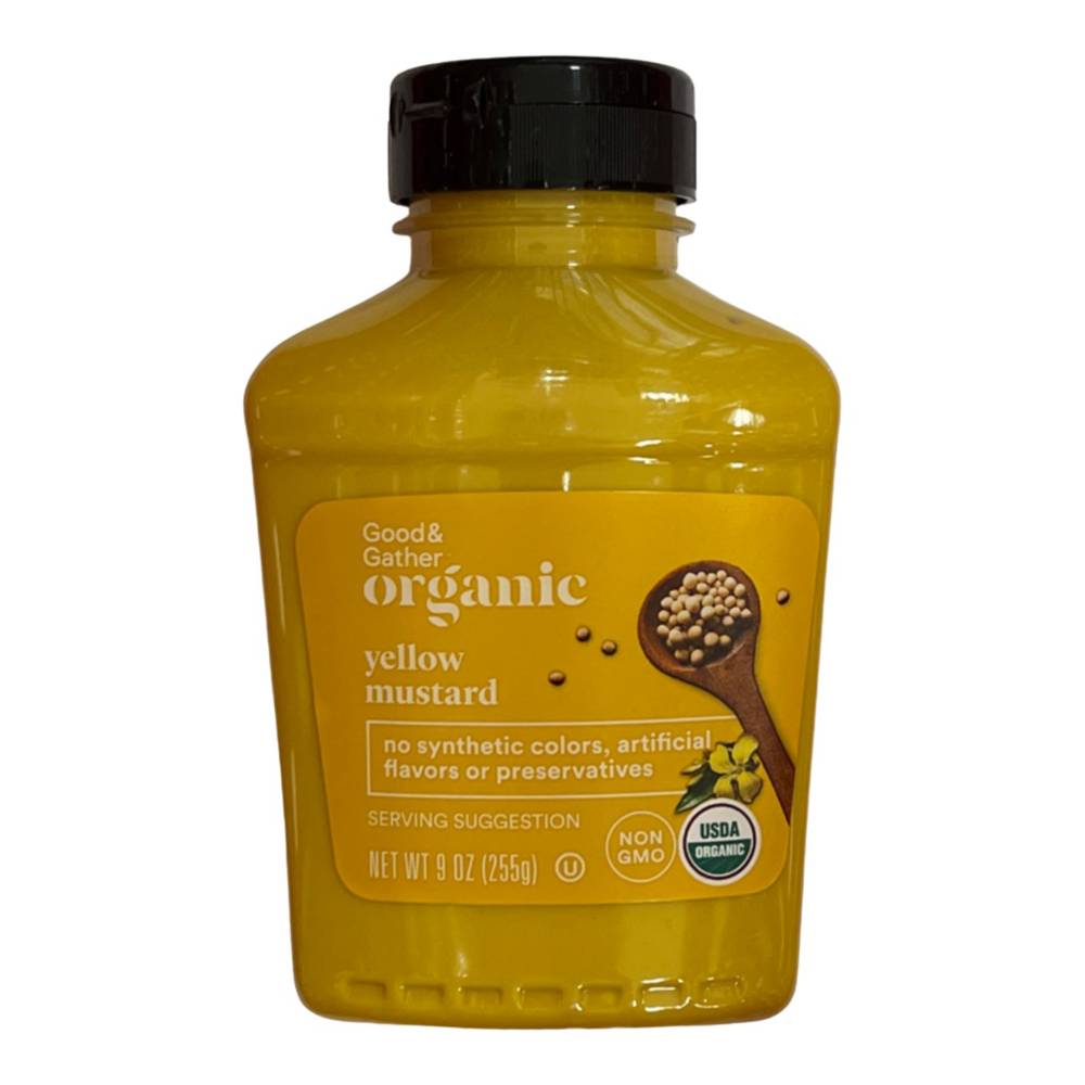 Organic Yellow Mustard - 9oz - Good & Gather™