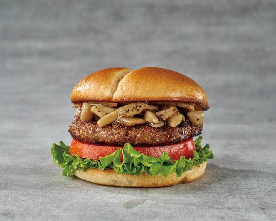松露蕈菇厚牛漢堡 American Burger with Truffle Straw Mushroom and Thick Beef