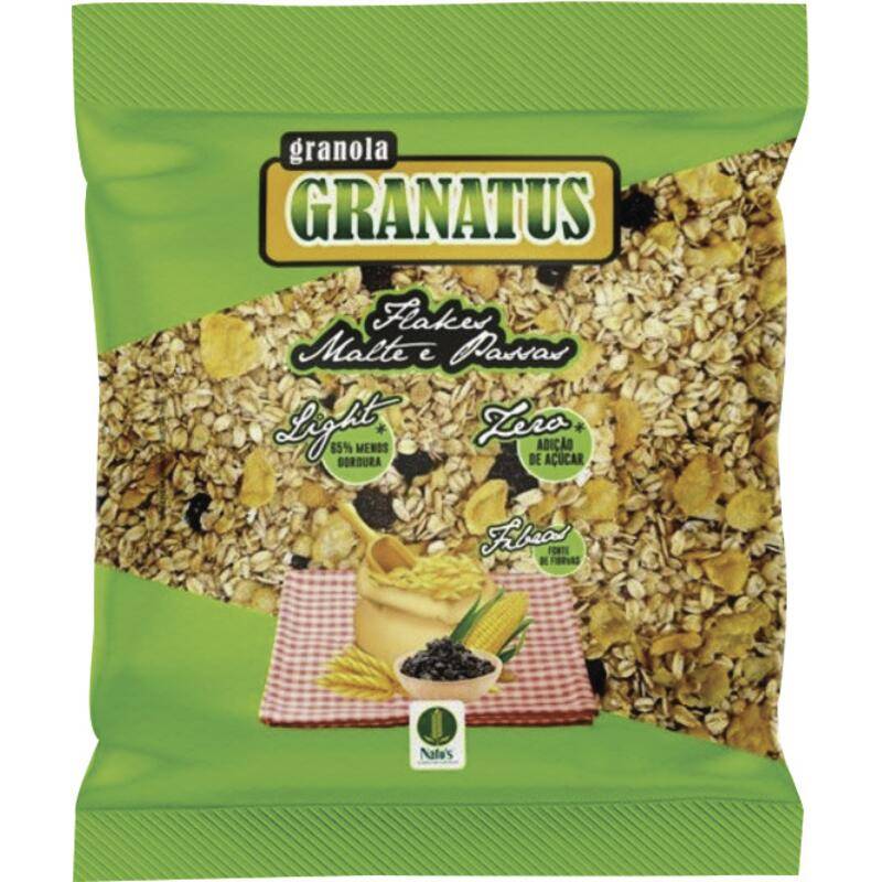 Granatus granola de cereais maltados light zero açúcar (300 g)