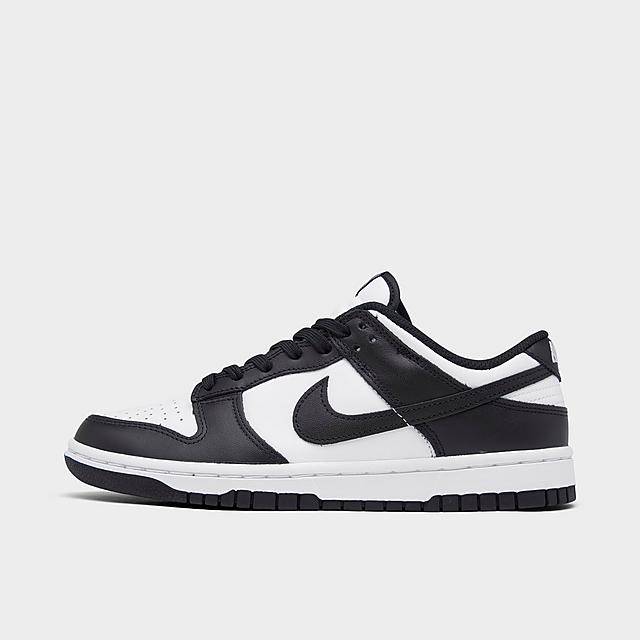 Nike Women's Dunk Low Retro Casual Shoes (size 7.5/white-black)