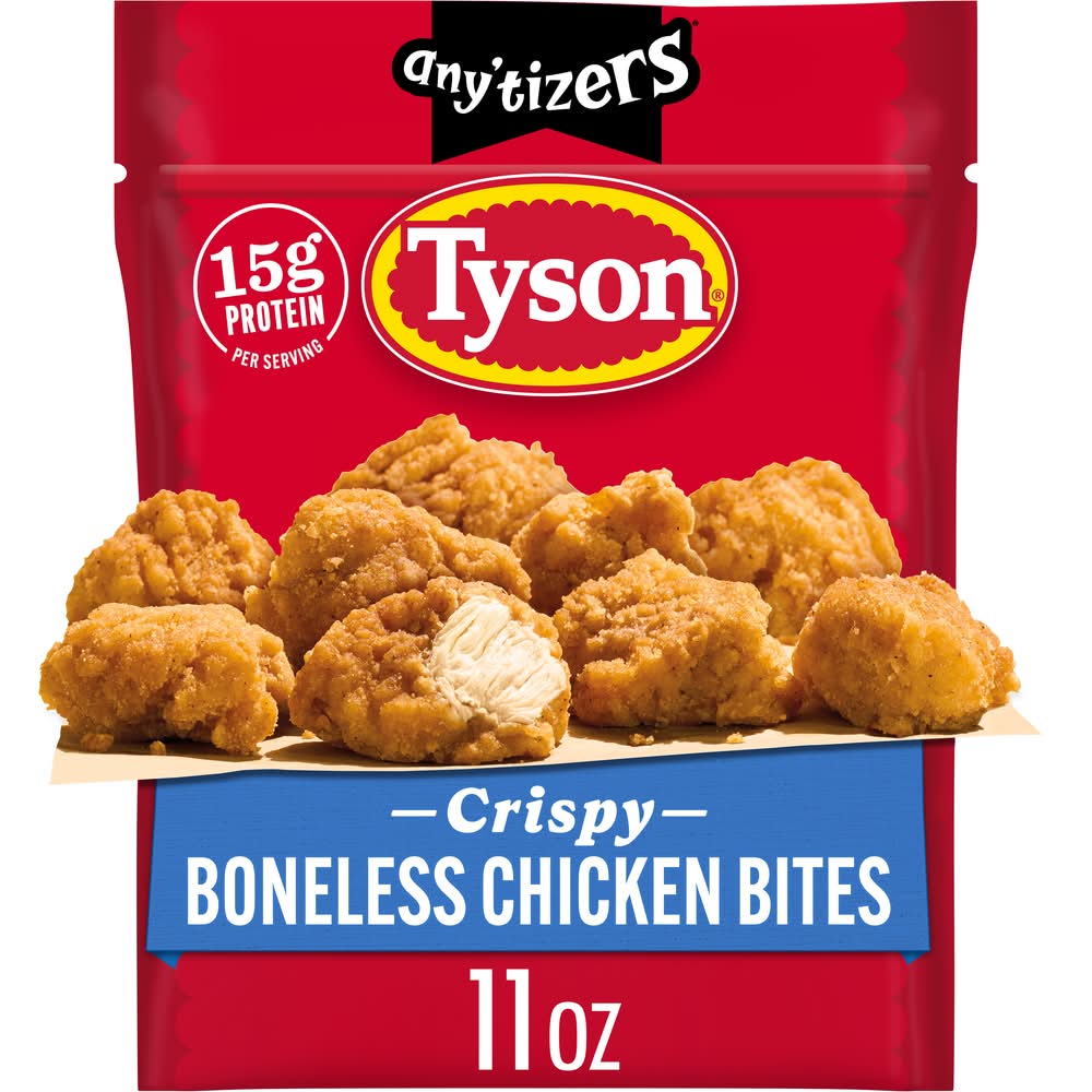 Tyson Any’tizers Crispy Boneless Chicken Bites (11 oz)
