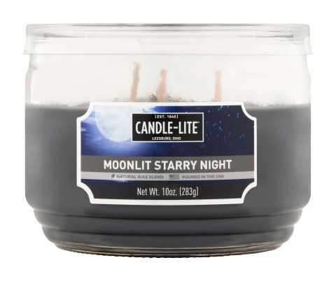 Candle-lite Edes 3 Wick Jar Candle Moonlit Starry Night (10 oz)
