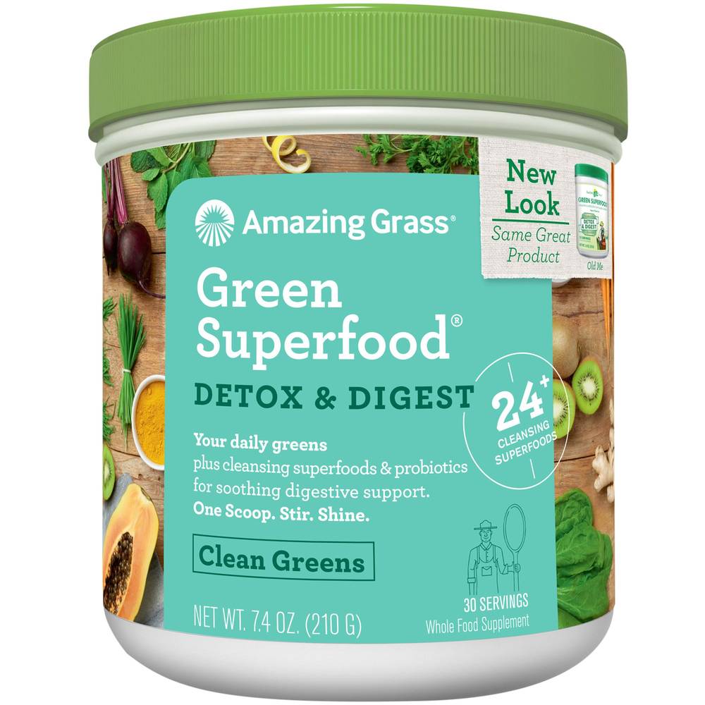 Amazing Grass Clean Greens Superfood Detox & Digest