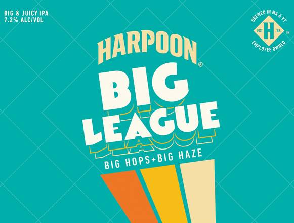 Harpoon Big League Domestic Hazy Ipa Beer (12 ct, 12 fl oz)
