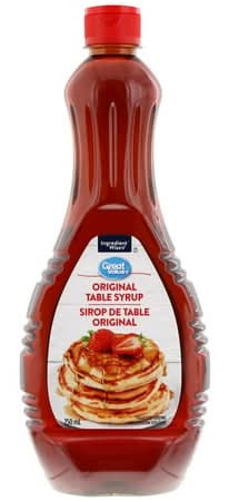 Great Value Original Table Syrup (750 ml)