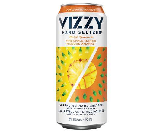 Vizzy Hard Seltzer Peach Mango (473mL) (5% ABV)