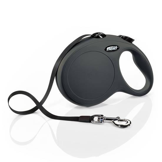 Flexi New Classic Retractable Tape Dog Leash (large/black)