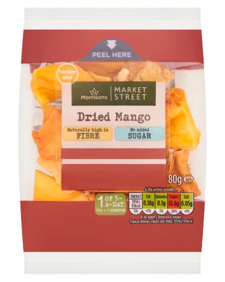 Morrisons Market St Dried Mango (80g)